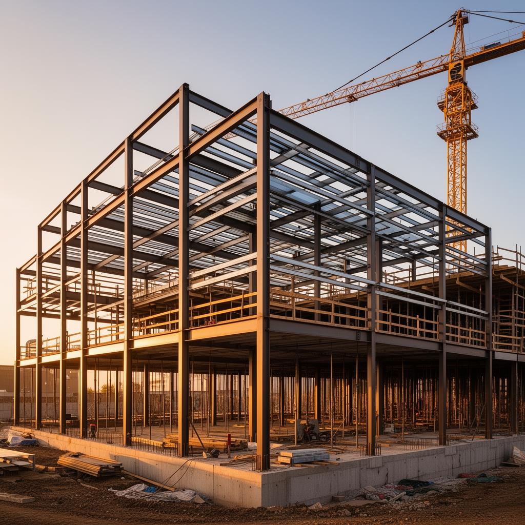 Ironworks Construction website mockup